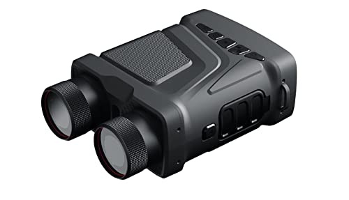 Binoculares de visión Nocturna Recargables 850nm infrarrojo HD 5X Zoom Digital telescopio Gafas nocturnas for Camping vigilancia para Acampar(Bag Battery and 32g)
