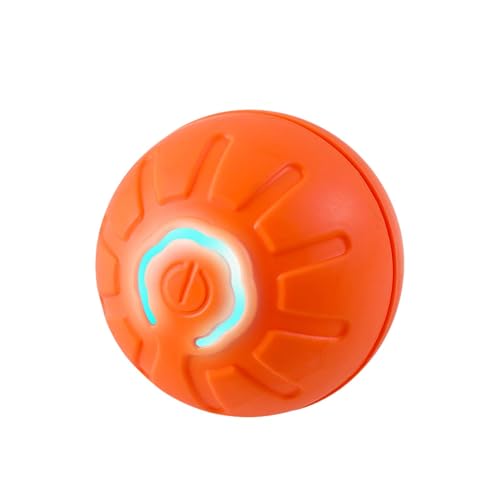 Interaktives Haustier- Trainingsspielzeug | Interaktiver Hundespielzeug- Ball | Elektrischer selbstrollender Haustierball, elektrischer selbstrollender Hundebälle, wiederaufladbar über USB