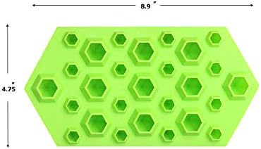 Diamonds Gem Cool 3 Pack of X 3D Ice Cube Chocolate Soap Tray Mold Silicone Party Maker
