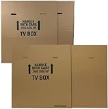 TV Moving Box Fits Up to 70' (2 Pack)