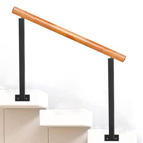 Rampe d'escalier extérieure pour marches de porche sécurisant vos entrées de maison