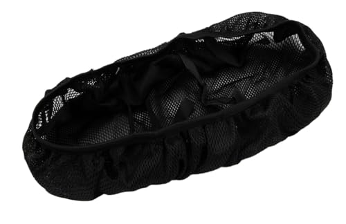 Funda asiento moto de malla transpirable antideslizante negra
