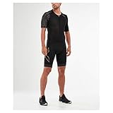 [ツータイムズユー] メンズ トライウェア トライアスロン スーツ Comp Full Zip Sleeved Trisuit BLK/GLD MT5516d XL