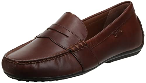 Polo Ralph Lauren Men's Reynold Driving Style Loafer, deep Saddle tan, 11 D US