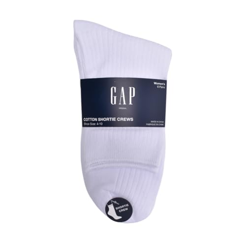 GAP Women's Original Solid Core Crew, 6-Pack Adult Socks, Soft & Stretchy, Comfortable3