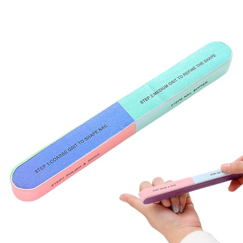 Bloque para pulir las uñas, de uñas de 7 caras, accesorio para el hogar para , boda, salud, viajes, spa