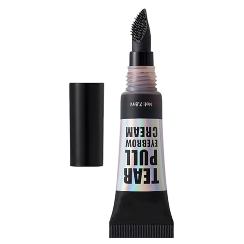 Gel para cejas - Tinte en crema para cejas resistente al agua, extraíble, de larga duración, que no se decolora | Gel voluminizador para cejas, resistente al agua, resistente al sudor, máscara natural