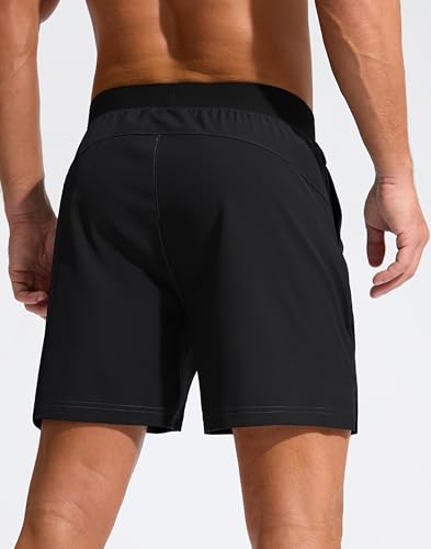 Soothfeel Men's Running Shorts with Zipper Pockets 5 Inch Quick Dry Sports Tennis Shorts Gym Workout Athletic Shorts for Men3
