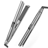 ヘアアイロン ストレート 26mm【80℃〜230℃・海外対応】15段階温度調節 ストレート & カール 2way プロ仕様 ヘアケア スタイリング アストレートナー コテ デジタル温度表示 ワンタッチロック 360度回転コード 自動電源OFF機能 軽量 コンパクト 男女兼用 誕生日 プレゼント