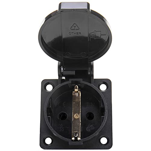 BeMatik - Presa Industriale schuko con Coperchio