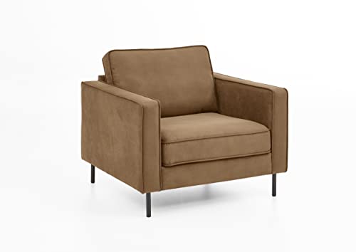 ATLANTIC home collection Sessel Weston, 95/87/81 cm, Braun, 1, 1 Sessel