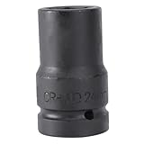 ULTECHNOVO 24mm Impact Socket for Car Maintenance Heavy Duty Harmonic Balancer Tool 1 Inch Drive Socket for Automotive Repairs