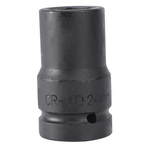 ULTECHNOVO 24mm Impact Socket for Car Maintenance Heavy Duty Harmonic Balancer Tool 1 Inch Drive Socket for Automotive Repairs