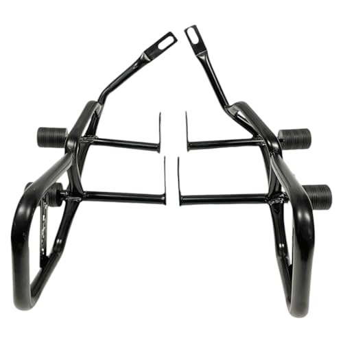 Image of Dhe Best Bike Stylist Metal Crash Guard with Slider Leg Guard /Legguard Black Suitable for Honda Shine 125 SP BS6