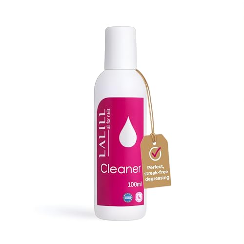 LALILL Cleaner ongles degraissant 100 ml - Dissolvant vernis semi permanent - Degraissant ongle semi permanent, hybrides, gel ongle UV et pinceaux - Nettoyant...