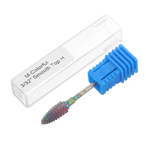 SOLUSTRE Broca para Uñas de Tungsteno para Taladro Resistente y Reutilizable con Diseño para Pulir Cutículas y Bordes para Manicura Profesional y Uso Salón