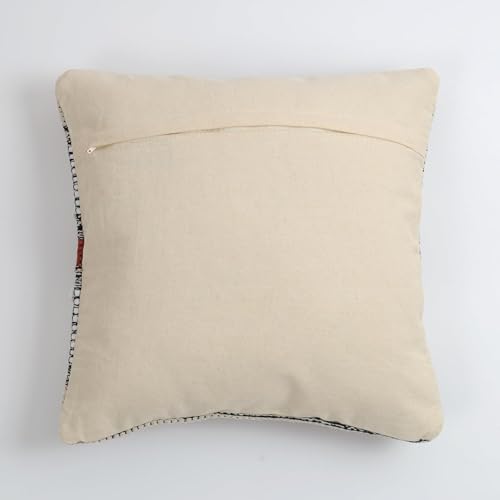 Image of Furnistitchs Premium Decorative Throw Cushion Pillow Cover Boho Home Decor - Living Room Bedroom Couch Sofa Cushion Covers 16 inch x 16 inch (2, Rust Abstract)