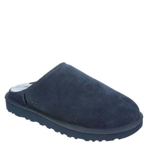 Image of UGG Men's Classic Slip On Slipper, Deep Ocean, 14