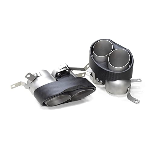 排気管 用 S6 S7 S5 S4 RS6 RS7 RS6 RS3 RS4 RS5 1 ペア排気管マフラー先端テールパイプ排気先端システムノズル