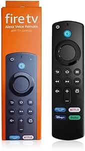 Controle Remoto Fire Stick com Comando de Voz Alexa, Compatível com TODOS os Modelos do Amazon Fire