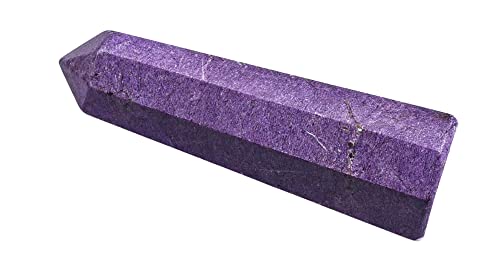 Image of Amazing Gemstone Stichtite Crystal Towers - Natural Healing Crystal Point Obelisk for Reiki Healing and Crystal Grid (3 inch to 4 inch INCH)