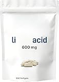 【Puro】 áCido Lipoico 600 Mg, Sin Ogm, Sin Gluten