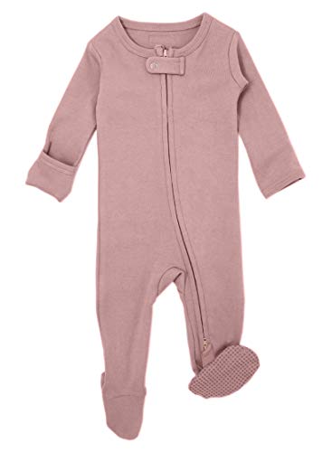 Image of L'ovedbaby Unisex Organic Baby Zipper Footie
