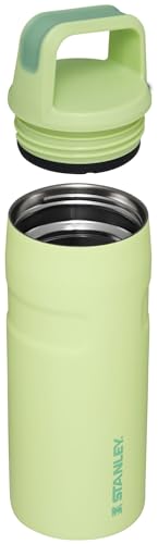 Image of Stanley IceFlow Cap and Carry Water Bottle | Wide Mouth Twist Lid | Lightweight & Leakproof for Travel & Sports | Insulated Stainless Steel | BPA-Free