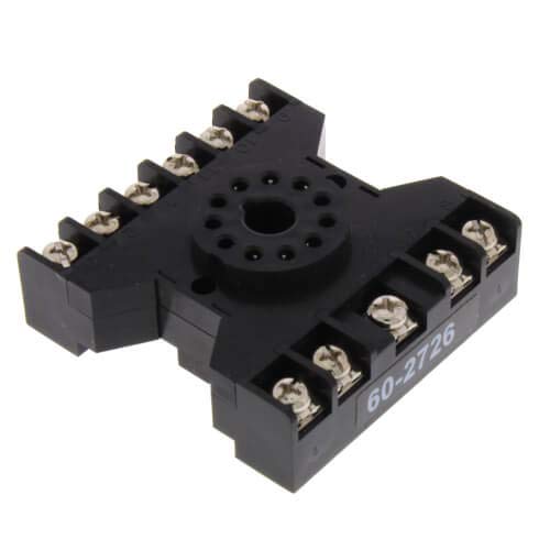 11-Pin Socket Wiring Base with Panel Surface Mounting