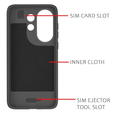Image of Shockproof Case for Vivo X200 FE 5G | Full Camera Protection | TPU Flexible Back Cover for Vivo X200 FE 5G (Graphite Grey)