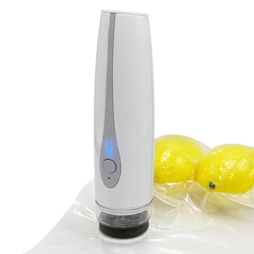Sellador De Vacío, Ahorro De Comida De Conservación De Cocina - Sellador De Vacío De Alimentos Portátiles Para Viajar | Para Las Sobras De La Carne, Verduras Frutas De La Despensa Del Queso Pescado Pi