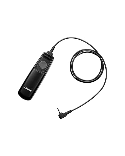 Télécommande Canon RS-80E3 - Contrôle d'Obturation Amélioré - Idéal pour la Longue Exposition, la Macro & la Photographie sur Trépied - Compatible avec...