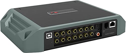 Nakamichi NDST500A Coche Estéreo Procesamiento de señal Digital Potencia Amplificador de Coche DSP 6 Canales Alto 12 Canales Entrada de bajo Nivel Externo Bluetooth Óptico Coaxial