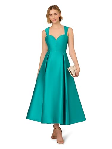 Image of Adrianna Papell Women's Sweetheart Mikado Ankle Dress