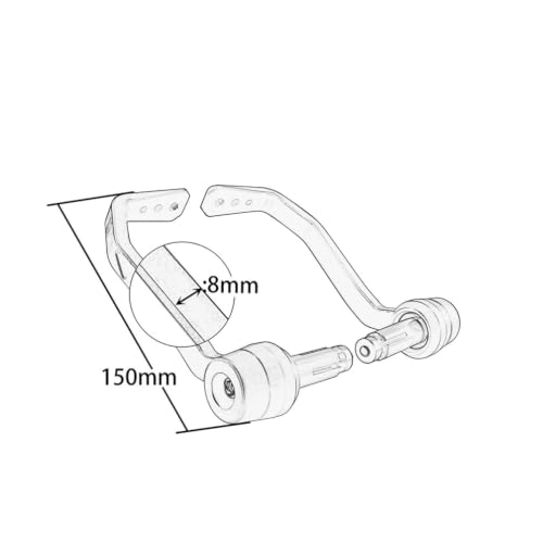 Protège-mains moto universel pour rouler serein en Yamaha MT09 MT07