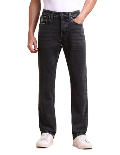 Image of U.S. Polo ASSN. Denim Jeans for Men - Slim Straight Fit, Mens Jeans for Office & Regular Wear