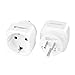Produktbild Unidapt USA Reiseadapter - Deutsch auf Amerikanisch Stromadapter Typ-B, Europa EU Schuko zu Amerika Reisestecker Netzadapter für USA Kanada Mexiko Kolumbien Thailand Steckdosenadapter 2er-Pack