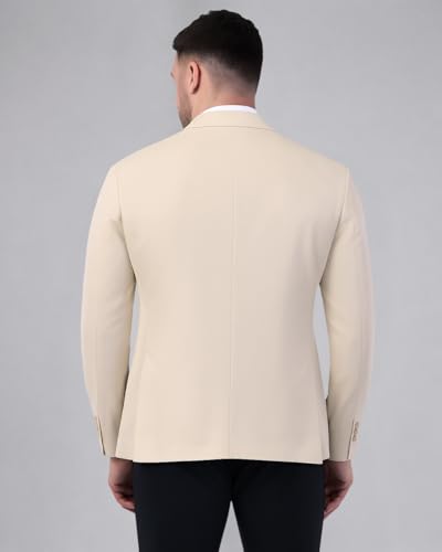 Image of SaintX Men's Formal Blazer | Fully Lined | Slim Fit | Professional Jacket | Premium Business Formal Suit | Office | Wedding | All Purpose
