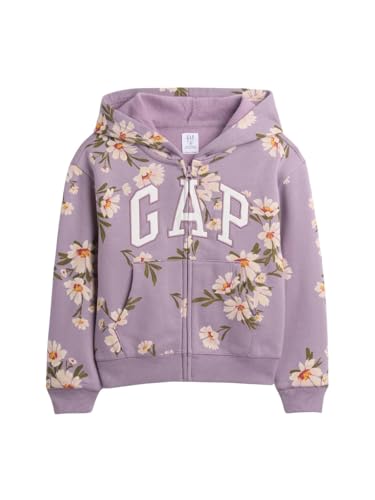 Image of GAP Girls' Logo Hoodie Hooded Full Zip Sweatshirt