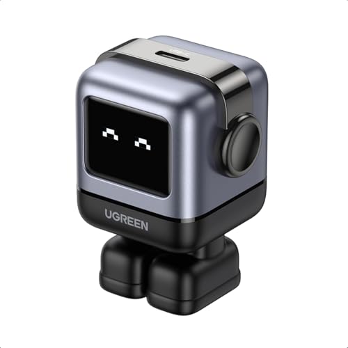 UGREEN Uno 30W USB C Charger, Compact Robot GaN Fast Charging Block, Black - image 9
