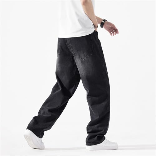 LUOBANIU Men's Baggy Jeans Hip Hop Loose fit 90s Vintage Denim Dance Skater Skateboard Pants Straight Leg Pants2