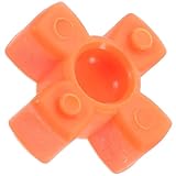 Homoyoyo Flexible 25mm Plum Shape Rubber Spider Insert Coupling Pad for CNC Machines Stepper Motor