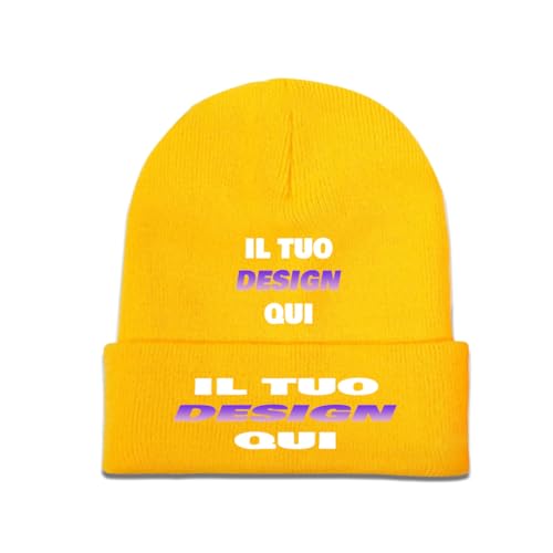 【Comfort e Stile Personalizzata】I nostri berretto personalizzati in acrilico di alta qualità combinano calore, comfort e stile. Progettati per uomini e donne, aggiungono un tocco unico al tuo look invernale mantenendoti al caldo.