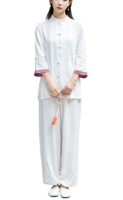Conjunto de ropa Zen de mujer ideal para la ceremonia del té y tardes de relajación