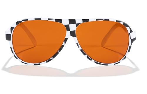 Image of BluBlocker Original Aviator Checkered Sunglasses - Limited Edition