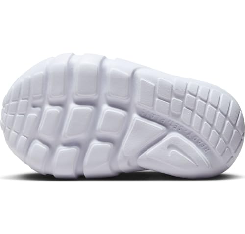 NIKE Tênis de corrida para meninas, Azul-marinho/vermelho picante/branco, 15