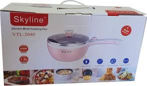Stainless Steel Multifunction Electric Pan 1.5 Litre