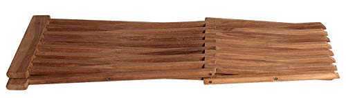 Mr. Deko Teak Beistelltisch Fishbone - Teak - Tisch - Gartentisch - Outdoormöbel - Teakholz - für Balkon, Terrasse… – Bild 6