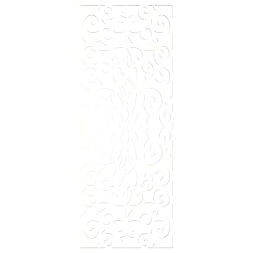 Image of Buel Decorative Pierced Fretwork Wood Wall Panels, 23 3 /8 inchW x 59 3 /8 inchH x 1 /4 inchT, Birch