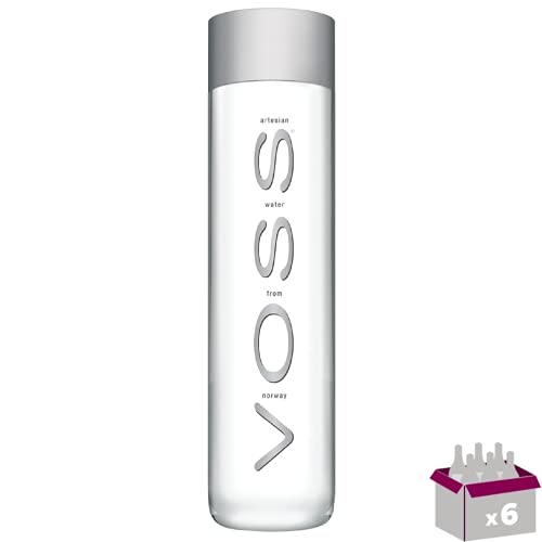 Voss – Agua mineral natural gaseosa – 6 x 80 cl cristal perdido